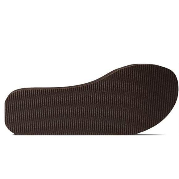 NEW Calvin Klein Women's Meena Logo Platform Flip-Flop Sandals Logo Brown Sz 5M - Picture 4 of 4